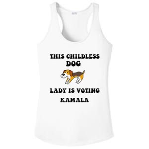 This Childless Dog Lady Is Voting Kamala 2024 Ladies PosiCharge Competitor Racerback Tank