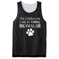 This Childless Dog Lady Is Voting Kamala Dog Lovers Mesh Reversible Basketball Jersey Tank