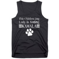 This Childless Dog Lady Is Voting Kamala Dog Lovers Tank Top