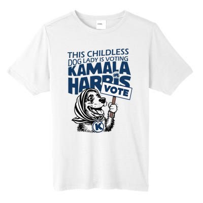 This Childless Dog Lady Is Voting Kamala Tall Fusion ChromaSoft Performance T-Shirt