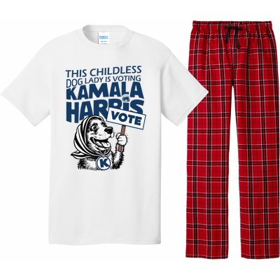 This Childless Dog Lady Is Voting Kamala Pajama Set