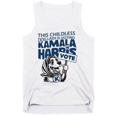 This Childless Dog Lady Is Voting Kamala Tank Top