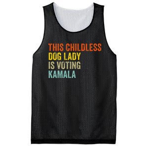 This Childless Dog Lady Is Voting Kamala Dog Lovers Funny Mesh Reversible Basketball Jersey Tank