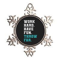 Track Coaches Discus Javelin Shot Put Hammer Throw Far Metallic Star Ornament