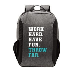 Track Coaches Discus Javelin Shot Put Hammer Throw Far Vector Backpack