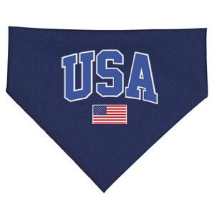 Trendy Classic Design USA Flag Alt USA-Made Doggie Bandana