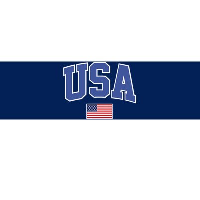 Trendy Classic Design USA Flag Alt Bumper Sticker