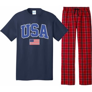 Trendy Classic Design USA Flag Alt Pajama Set