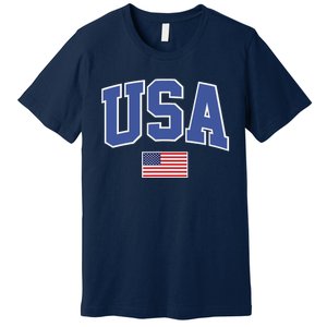 Trendy Classic Design USA Flag Alt Premium T-Shirt