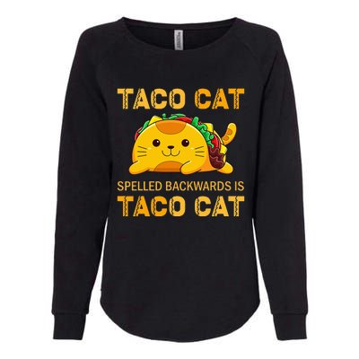 TacoCat Cinco de Mayo TacoCat Tacos Womens California Wash Sweatshirt