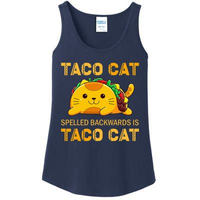 TacoCat Cinco de Mayo TacoCat Tacos Ladies Essential Tank