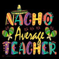 Teacher Cinco De Mayo Nacho Average Teacher Sombrero Cooling Performance Long Sleeve Crew