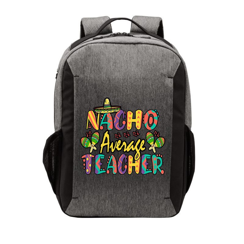 Teacher Cinco De Mayo Nacho Average Teacher Sombrero Vector Backpack