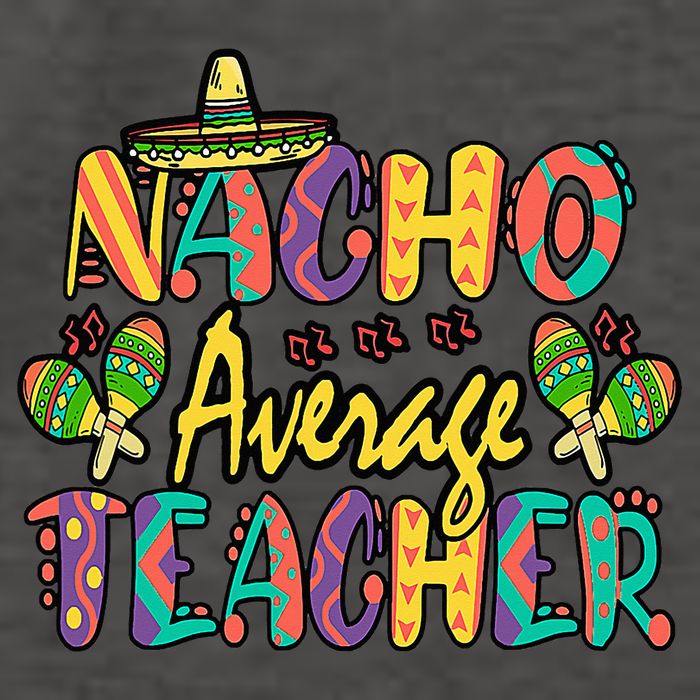 Teacher Cinco De Mayo Nacho Average Teacher Sombrero Vector Backpack