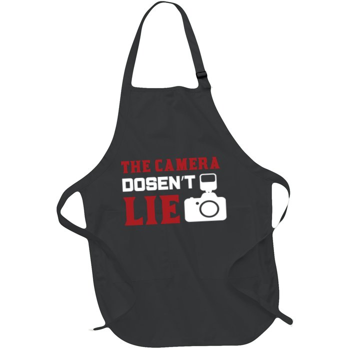 The Camera Dosen't Lie Apron
