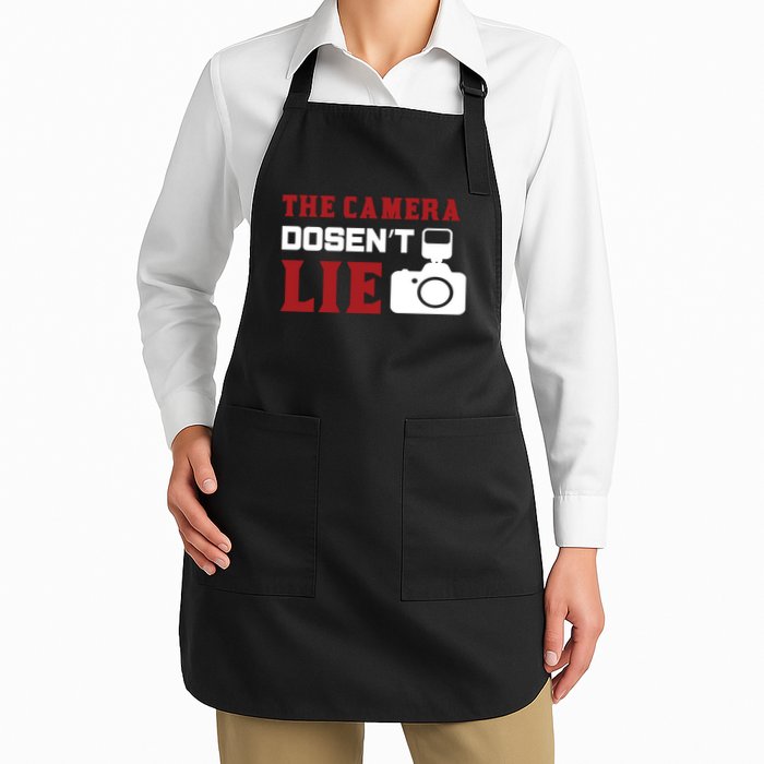 The Camera Dosen't Lie Apron