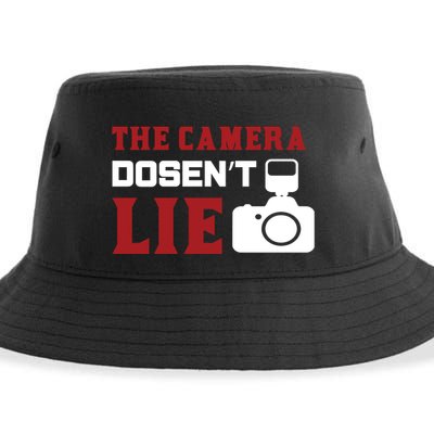 The Camera Dosen't Lie Sustainable Bucket Hat