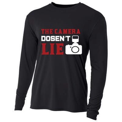 The Camera Dosen't Lie Cooling Performance Long Sleeve Crew
