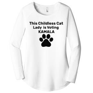 This Childless Dog Lady Is Voting Kamala Dog Lovers Women's Perfect Tri Tunic Long Sleeve Shirt