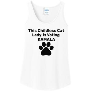 This Childless Dog Lady Is Voting Kamala Dog Lovers Ladies Essential Tank