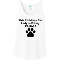 This Childless Dog Lady Is Voting Kamala Dog Lovers Ladies Essential Tank