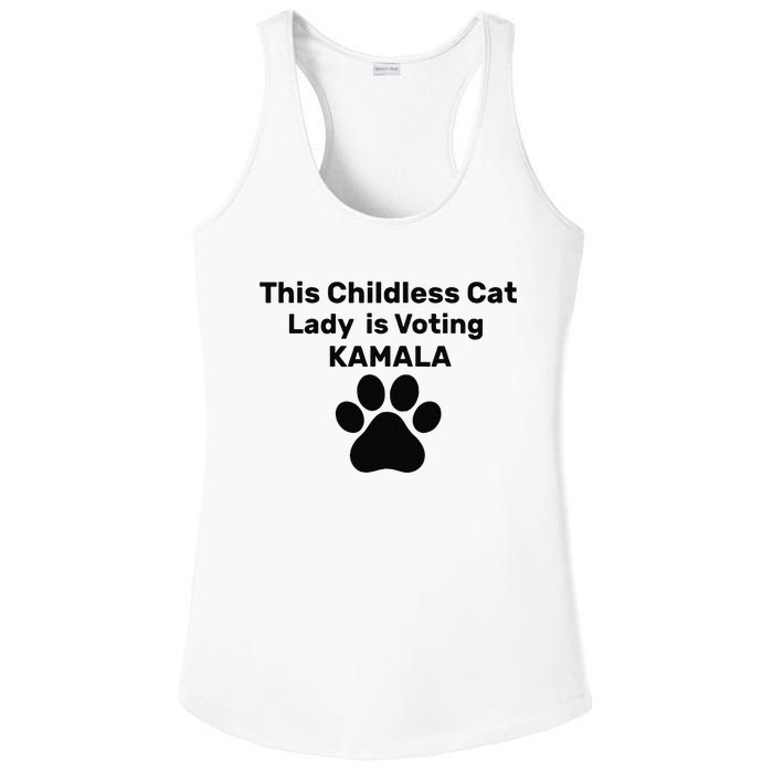 This Childless Dog Lady Is Voting Kamala Dog Lovers Ladies PosiCharge Competitor Racerback Tank