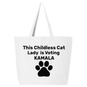 This Childless Dog Lady Is Voting Kamala Dog Lovers 25L Jumbo Tote