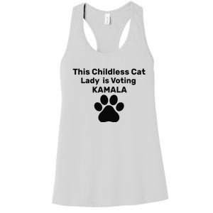 This Childless Dog Lady Is Voting Kamala Dog Lovers Women's Racerback Tank