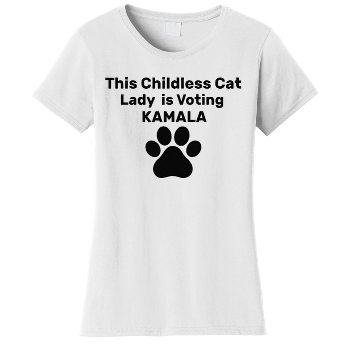 This Childless Dog Lady Is Voting Kamala Dog Lovers Women's T-Shirt