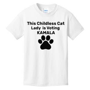 This Childless Dog Lady Is Voting Kamala Dog Lovers Kids T-Shirt