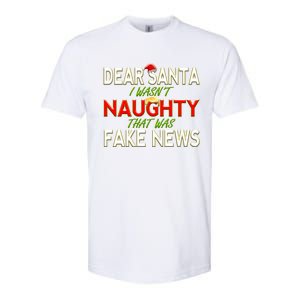 Trump Christmas Dear Santa Fake News Meme Gift Cute Gift Softstyle CVC T-Shirt