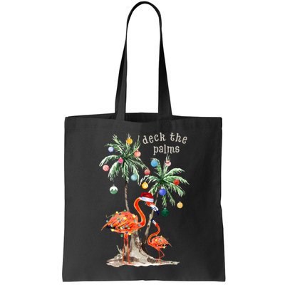Tropical Christmas Deck The Palms Holiday Flamingo Bag