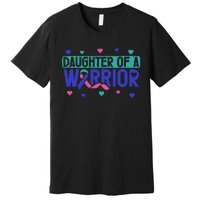 Thyroid Cancer Daughter Thyroid Disease Awareness Warrior Premium T-Shirt