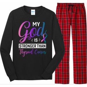 Thyroid Cancer Design Long Sleeve Pajama Set