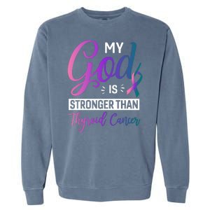 Thyroid Cancer Design Garment-Dyed Sweatshirt