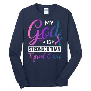 Thyroid Cancer Design Tall Long Sleeve T-Shirt