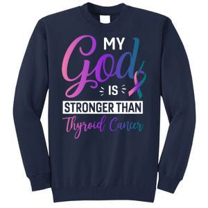 Thyroid Cancer Design Tall Sweatshirt