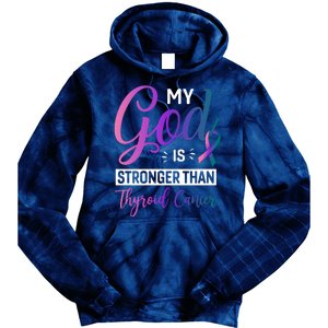 Thyroid Cancer Design Tie Dye Hoodie