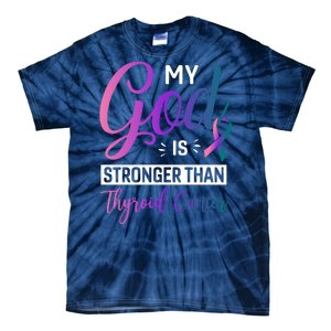 Thyroid Cancer Design Tie-Dye T-Shirt