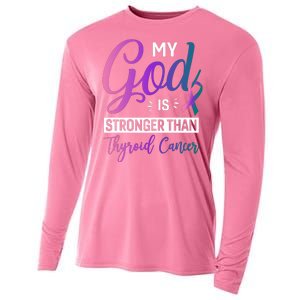 Thyroid Cancer Design Cooling Performance Long Sleeve Crew