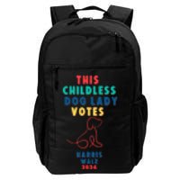 This Childless Dog Lady Votes Kamala Harris Walz Daily Commute Backpack