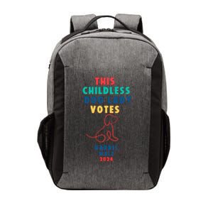 This Childless Dog Lady Votes Kamala Harris Walz Vector Backpack