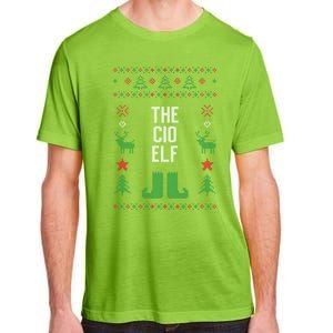 The Cio Elf Ugly Christmas Style Winter Holiday Party Gift Adult ChromaSoft Performance T-Shirt