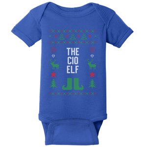 The Cio Elf Ugly Christmas Style Winter Holiday Party Gift Baby Bodysuit