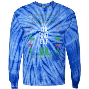 The Cio Elf Ugly Christmas Style Winter Holiday Party Gift Tie-Dye Long Sleeve Shirt