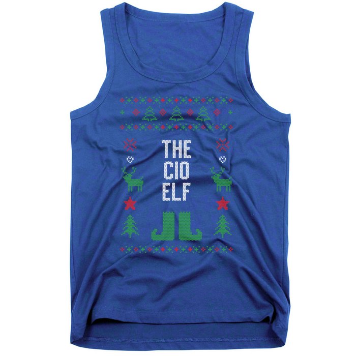 The Cio Elf Ugly Christmas Style Winter Holiday Party Gift Tank Top