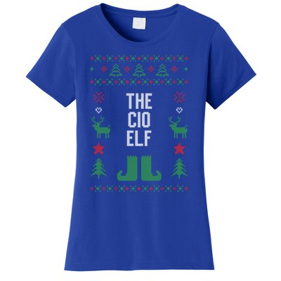 The Cio Elf Ugly Christmas Style Winter Holiday Party Gift Women's T-Shirt