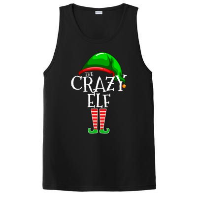 The Crazy Elf Family Matching Group Christmas Gift Funny PosiCharge Competitor Tank