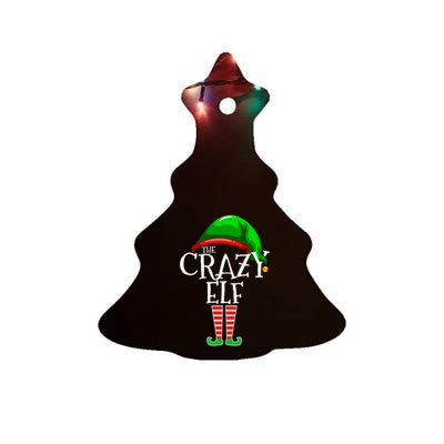 The Crazy Elf Family Matching Group Christmas Gift Funny Ceramic Tree Ornament