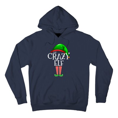 The Crazy Elf Family Matching Group Christmas Gift Funny Hoodie